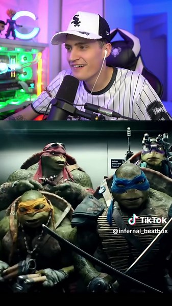 Teenage Mutant Ninja Turtles Beatbox 😨 #beatbox #reaction #teenagemutantninjaturtles