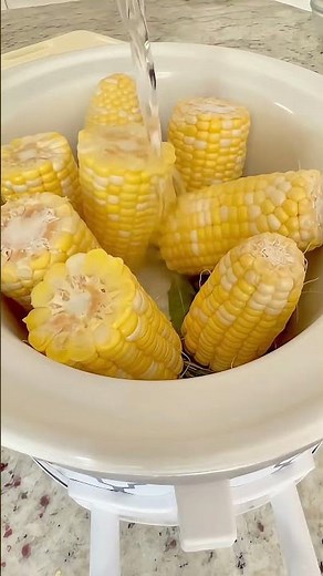 Herb Infused Crockpot Corn on the Cob with Just 3 Ingredients