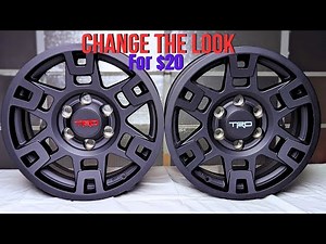 Cheap and EASY Way to Customize Your Toyota Wheels!