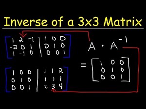 Inverse of 3X3 Matrix Video Lecture | Mathematics Optional Notes for UPSC
