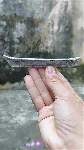 Gấp Một Con Thuyền Đua Giấy Bằng Tờ Tiền 5k | Easy Money Origami Boat