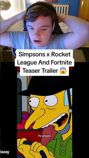 Simpsons x Rocket League And Fortnite Teaser Trailer 😱