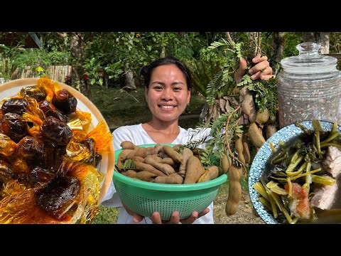 Let’s make Tamarind Candy and Sinigang made from fresh Tamarind for the firsttime|Bohol, Philippines
