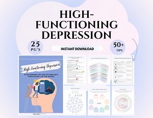 High-functioning Depression Worksheets Persistent Depressive Disorder Therapy Resources CBT Handouts Coping Strategies Anxiety Printables - Etsy