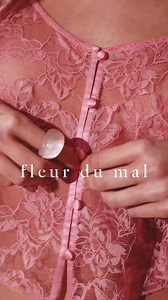 The Perfect Pink & Lacy Gift For Your Lover 🎀 Shop the Jasmine Flutter Tank & Panty in Pink Cadillac. | Fleur du Mal