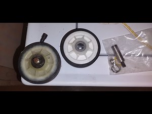 Dryer Drum Roller Replacement in Maytag Compact Over/Under Washer Dryer Model LSE7806ACE and others