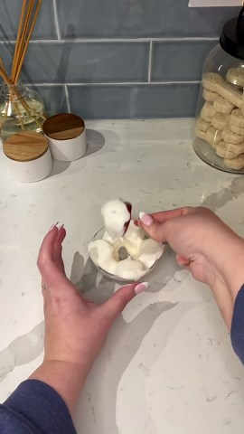 No-bake strawberry treats showcase cheesecake in natural fruit cup