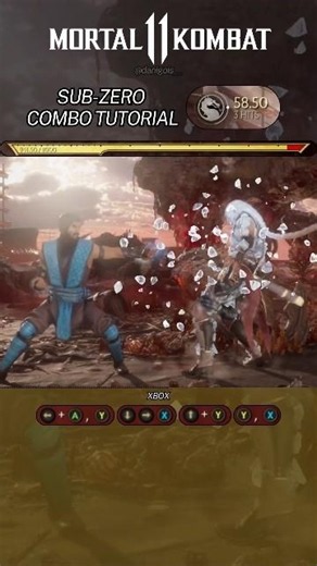 Sub-Zero Combo Tutorial MK11 for Xbox - 311.82 🧊