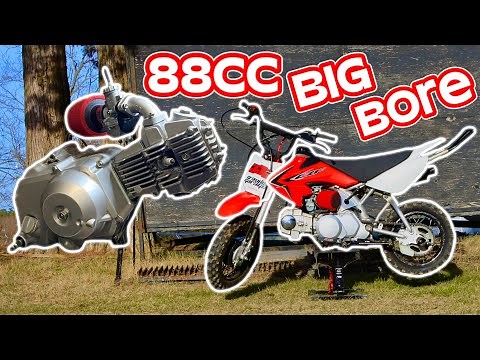 88cc big bore kit installation on crf50 (it rips!)