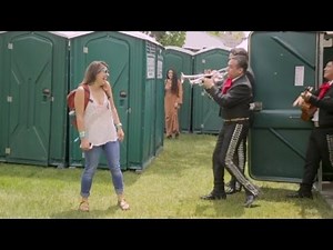 Festival Goers Shocked By Musical Porta-Potty Prank