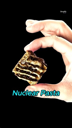Simplify | Nuclear pasta is a theoretical material that's thought to exist in the crusts of neutron stars. It's made of the same material as neutron... | Instagram