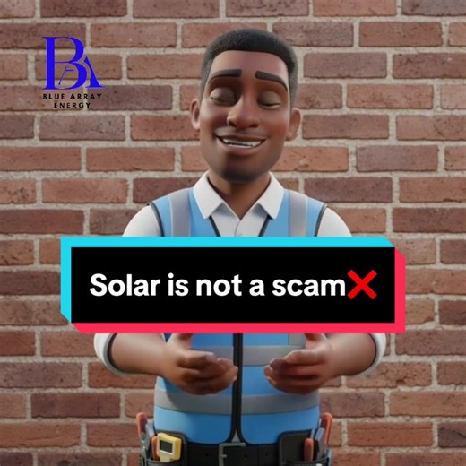 solar is not a scam ❌!! 👷‍♂️🔧 “Ever wonder why your inverter still depends on grid electricity? Here are five reasons you should know. Follow for more #bluearrayenergy #fypシ #solar #creatorsearchinsights
