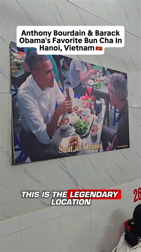 Anthony Bourdain & Barack Obama's Favorite Vietnamese Dish In Hanoi, Vietnam 🇻🇳 📍Bún chả Hương Liên #travel #digitalnomad #vietnam #hanoi #obama #bourdain #food #buncha | POV: Digital Nomad