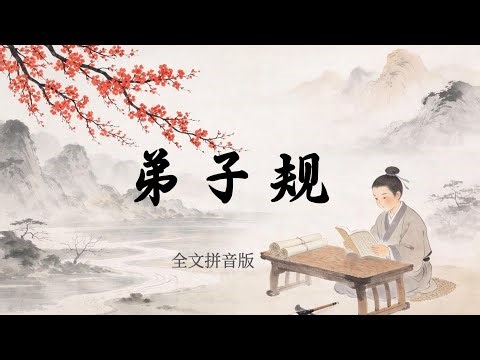 弟子规全文朗读｜Di Zi Gui｜拼音版｜Confucian Primer