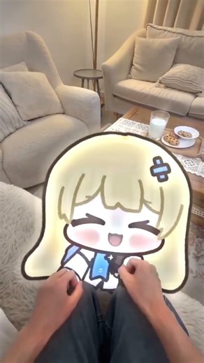 She Hug You ! Part 2 #cute #chibi #shorts