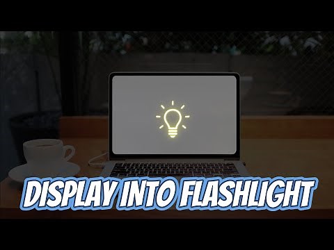 Turn your Laptop Display or Monitor into a Flashlight!