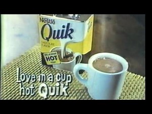 1970s Era Nestle Quik Chocolate Milk Mix Commercial