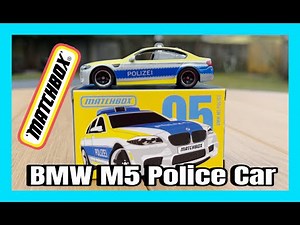 Matchbox BMW M5 Police car - Unboxing and Review