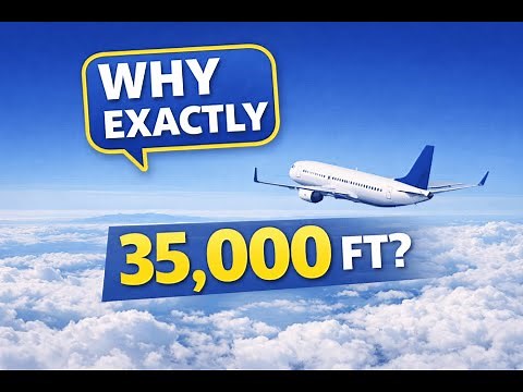 Why Planes Fly at 35,000 Feet? | Aviation Facts | Aircraft Altitude Explained