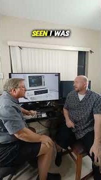 There Is an Old IBM Computer in the Picture Behind Us and Herman Has Stories 🖥️🧠🔥