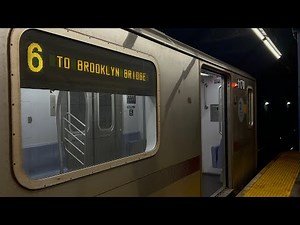IRT Subway: R142 (6) Train Ride from 149th St-Grand Concourse to Brooklyn Bridge via City Hall Loop