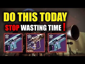 EASY WAY TO UNLOCK WEAPON PATTERNS!!! - Destiny 2 Season of plunder