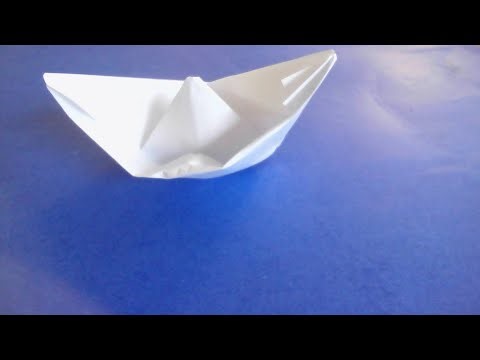 Paper boat sinking (quick animation)
