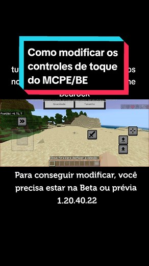 Como Modificar os Controles de Toque do Minecraft Bedrock