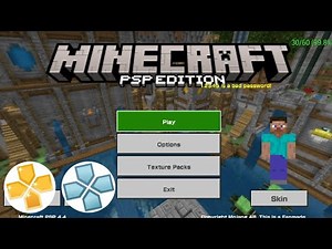 Minecraft psp edition | ppsspp | New update 4.4