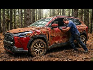 ASMR Car Restoration ‼️ Rescuing Toyota Corolla Cross 2020 Found Deep in the Forest