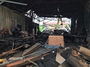 Big wave surfer determined to rebuild after fire damages Waialua shop