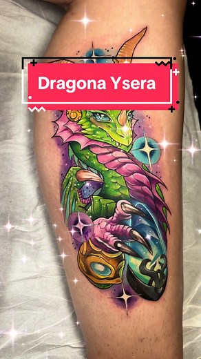 Tatuaje de Dragona Ysera - World of Warcraft