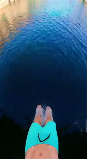 🪂🔥 Epic Cliff Jump POV! 🎥💨