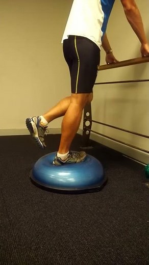 Ankle exercises- Bosu inversion & eversion