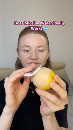 Does Micellar Water Really Work? 💧 #makeup #beauty