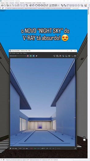 NÃO TEM HDRI nessa cena! 😱 No novo céu noturno tem lua, estrelas, nuvens, e a gente configura tudo de forma paramétrica. A AULA COMPLETA sobre o novo Night Sky está disponível na série "V-Ray 7.2: O MAIOR UPDATE DE TODOS", uma série exclusiva do Plano Highlight - onde a gente te ensina a criar renders realistas e animações cinematográficas! 💎 QUER TER ACESSO AO HIGHLIGHT? Todas as informações estão lá na nossa bio! [EN] There’s NO HDRI in this scene! 😱 The new Night Sky has moon, stars, and c