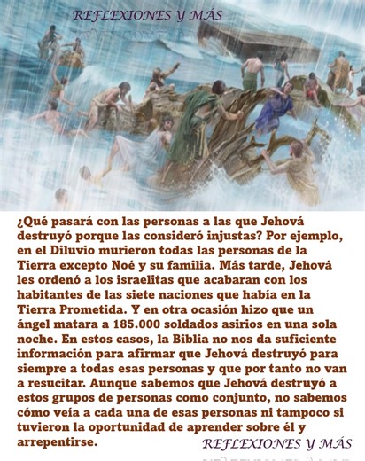 TEXTO DIARIO Miércoles 7 de enero 2026 #reflexionesdeldia Todos fueron destruidos (Gén. 7:23). #biblia #reflexionesdeldia #biblestudy #reflexiones #amor | Reflexiones y más