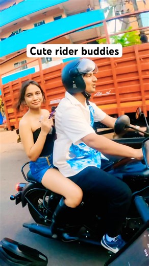 Cute shorts bikers bagman0770 travel ride #trending #viral #insane #shorts