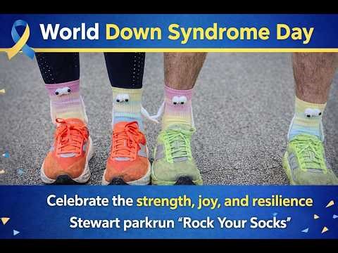 Rock Your Socks at Stewart Park parkrun | World Down Syndrome Day