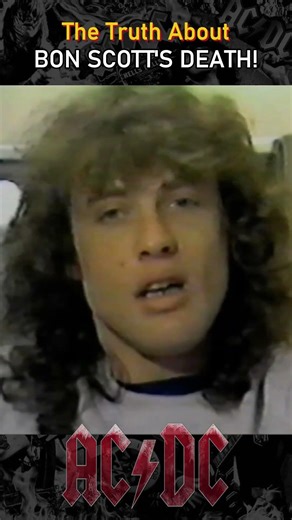 Angus Young: The Truth About BON SCOTT'S DEATH! #angusyoung #acdc #rocknroll #heavymetal