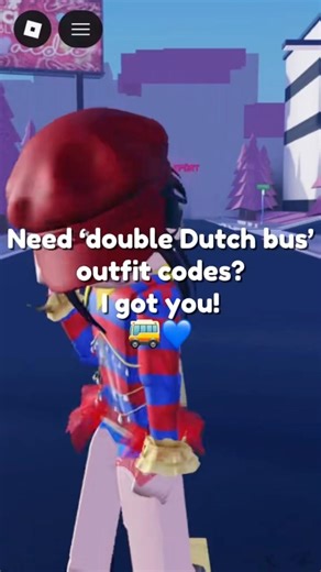 Double Dutch bus outfit codes for ora aldc 🚌💙