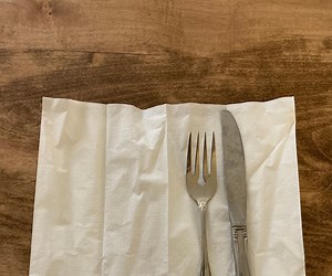 How to Roll Silverware