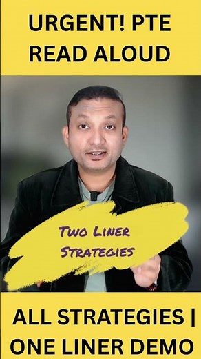 Urgent! PTE Read Aloud - All Strategies | One Liner Demo | Edutrainex