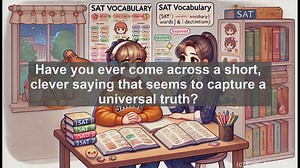 5000 Must Know SAT Vocabulary - Aphorism: The Power of Concise Wisdom in SAT Vocabulary