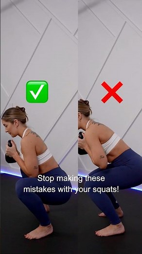 ❌ STOP making these mistakes with your squats! #squat