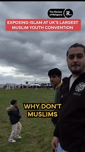 Muslims don’t integrate into society…right?? EXPOSING ISLAM at UK’s largest Muslim Youth Convention #IslamExposed #ExposingIslam | The Review Of Religions
