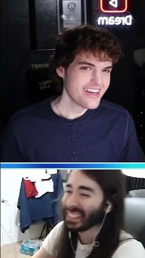 Penguinz0 Laughing hysterically at Dream face reveal 😂