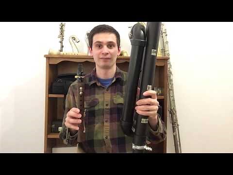 Hot Cross Buns... on Octocontrabass clarinet