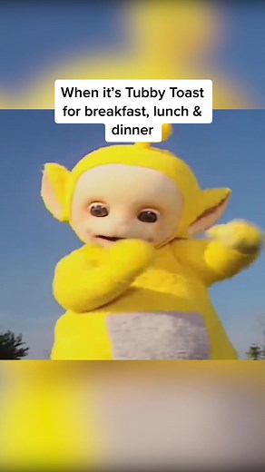 Laa-Laa bringing the serotonin 💛 #teletubbies