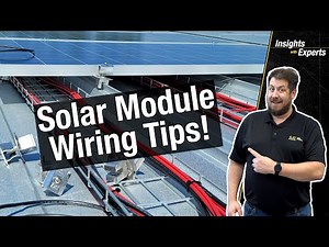 Wire Management Tips for Rail-less Solar Mounting - Part 1